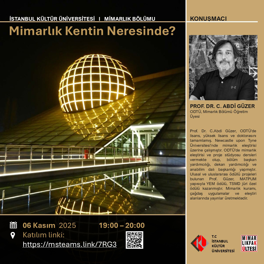 \"Mimarlık Kentin Neresinde?\"