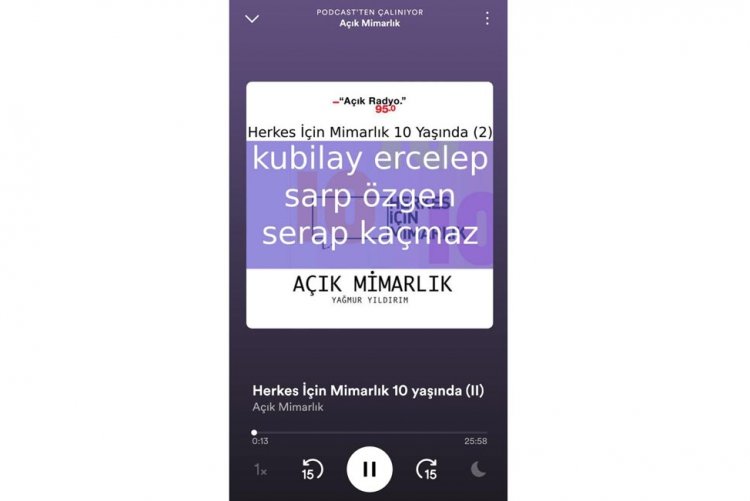 Mimarlık Bölümü Öğrencilerimiz "Açık Mimarlık" Programına Katıldılar