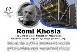 Yaşam Boyu Başarı Ödülü Sahibi Ünlü Mimar Romi Khosla, İKÜ Mimarlık Bölümü'nün Konuğu Olacak