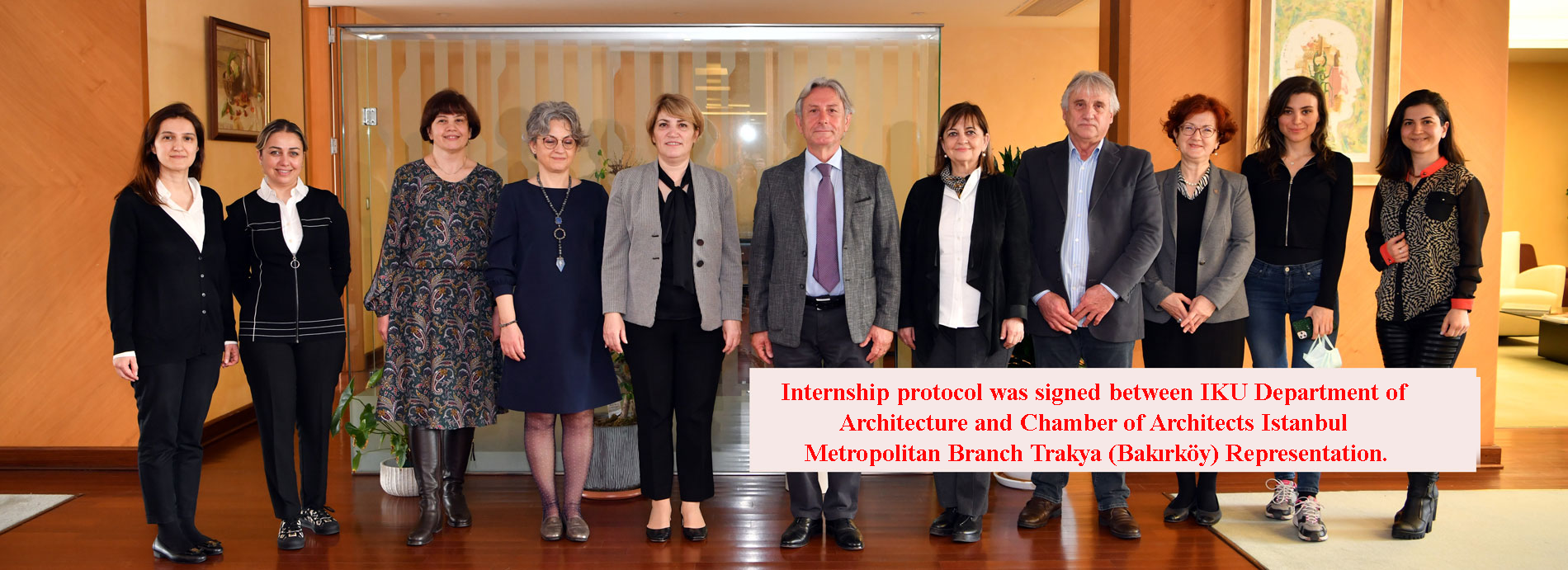 IKU Department of Architecture & Chamber of Architects Trakya (Bakırköy) Metropolitan District Representative Cooperation